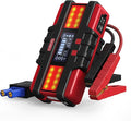 Battery Jumper Starter Portable, 6000A (12V) - Portable Booster Pack with Voltage Detection & Protection for Gas/Diesel (Up to All / 12L) by SAFEMATE