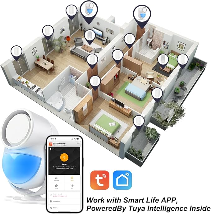 Motion Sensor Alarm, Motion Alarm Indoor - Image 6