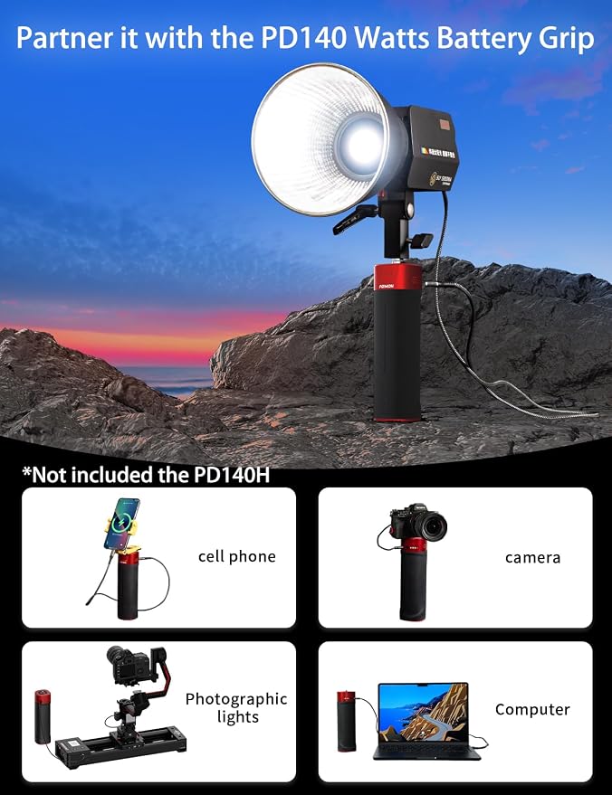 IFOOTAGE LED Video Light SL1 60DN, 5600K Daylight Photography Lighting - Image 6