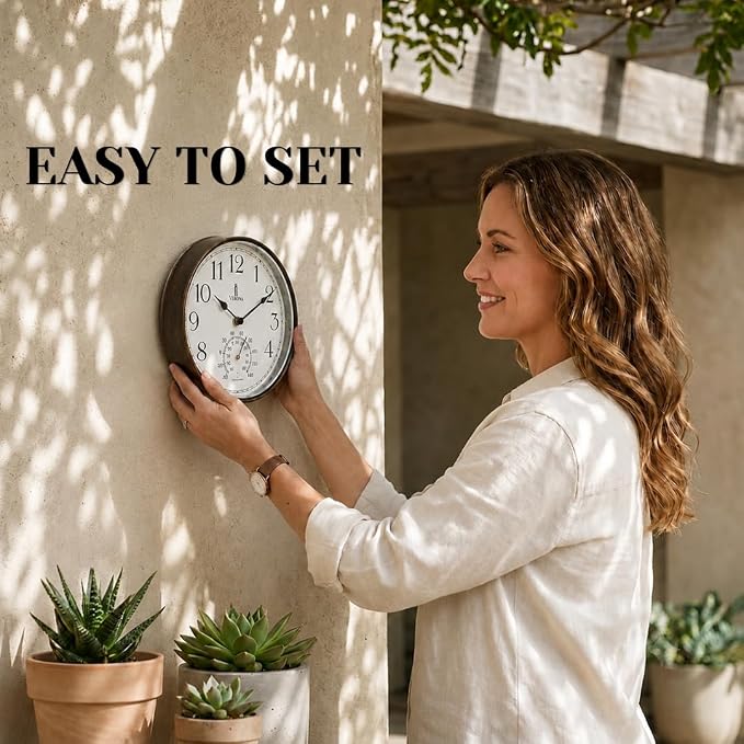Outdoor Clocks for Patio Waterproof - Image 5