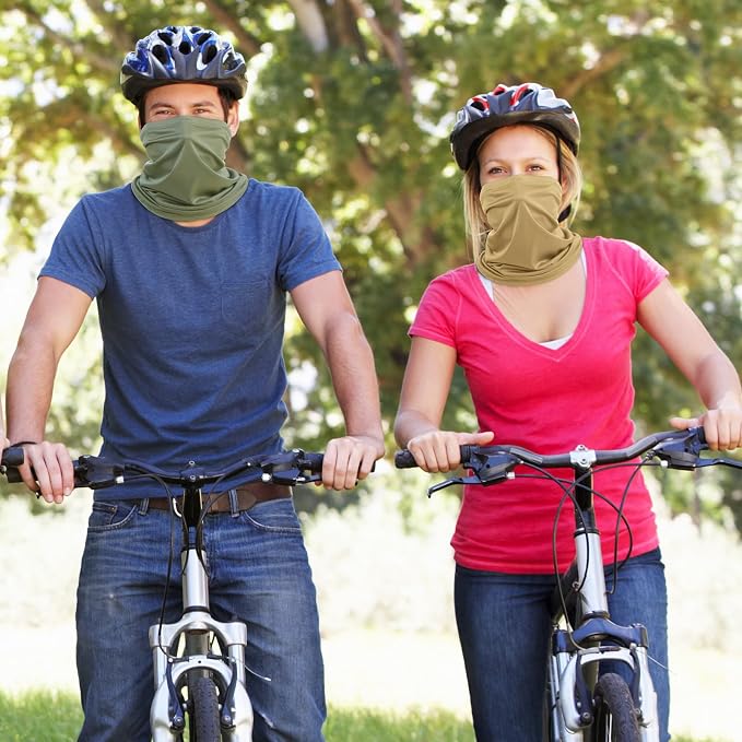 Geyoga 6 Pieces Summer UV Protection Cooling Neck Gaiter Face Clothing Neck - Image 6