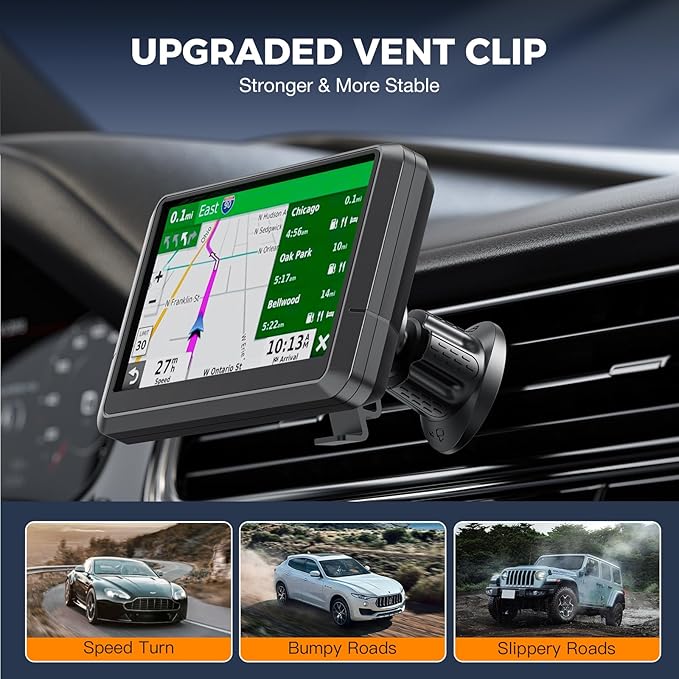 Vent Clip Mount for Garmin GPS – Air Vent Holder Compatible - Image 3