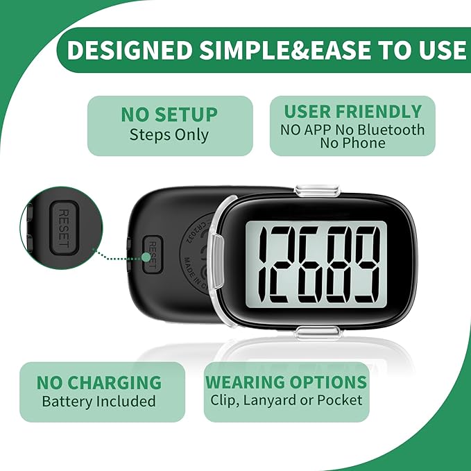 Pedometer Walking Simple 3D Step Counter - Image 4