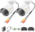 Anlapus 2 Pack 1080P HD Security Cameras, 80ft Night Vision, IP66 Weatherproof by Anlapus