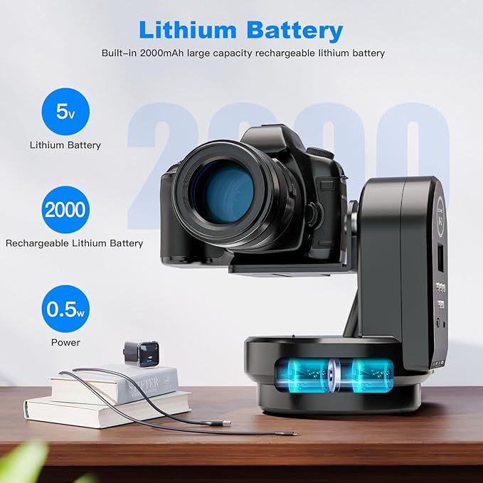 Soonpho M2 Motorized Rotating Panoramic Tripod Head - Image 5