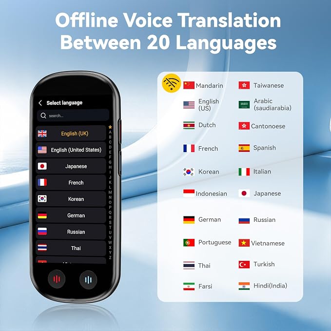Language Translator Device, Upgraded AI Translator - Image 5