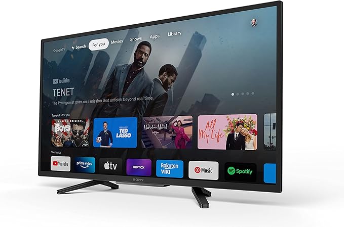 Sony 32 Inch 720p HD LED HDR TV W830K Series with Google TV and Google Assistant-2022 Model, Black | 32 720p HD, Hdr10/hlg, Google Tv Plus Assistant, X-Reality Pro, 3x HDMI, Bluetooth 5.0, WI-FI - Image 2
