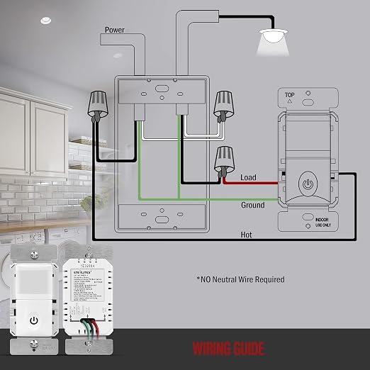 ENERLITES PIR Motion Occupancy Vacancy Motion Sensor Light Switch, Motion - Image 9