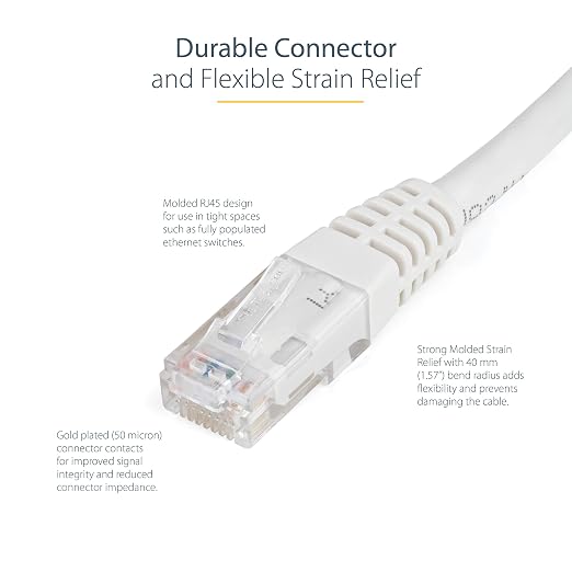 StarTech 15ft CAT6 Ethernet Cable - Image 3