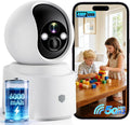 Noonkey Battery Powered Wireless Indoor Security Camera, 4MP HD Pan/Tilt Pet by Noonkey