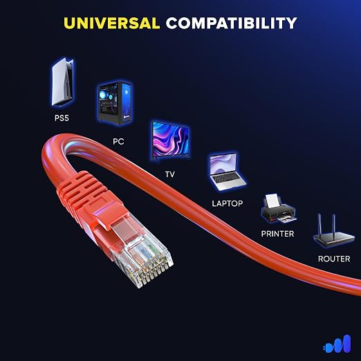 Maximm Cat 6 Ethernet Cable - 6 ft - High-Speed LAN - Image 6