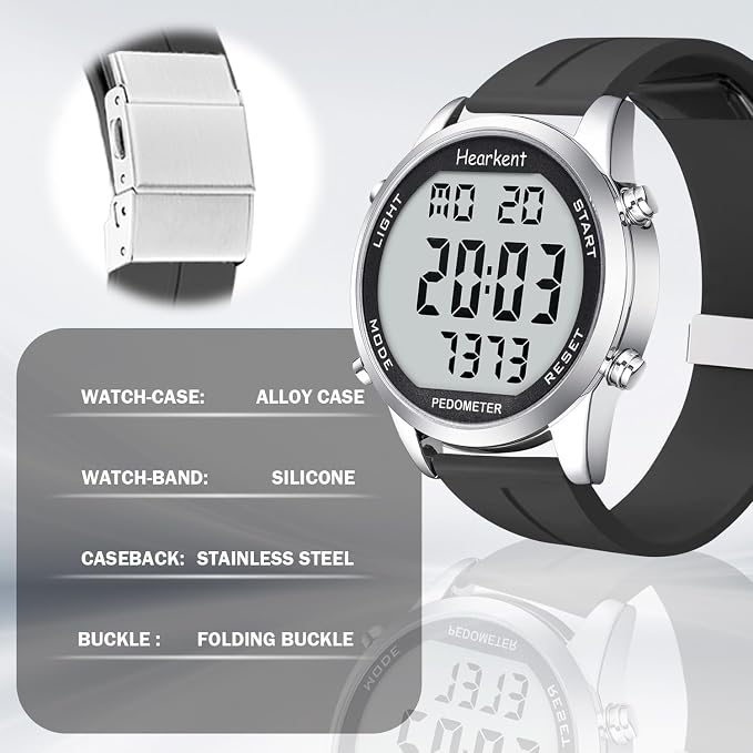 Pedometer Watch for Walking for Senior No App Required - Image 8