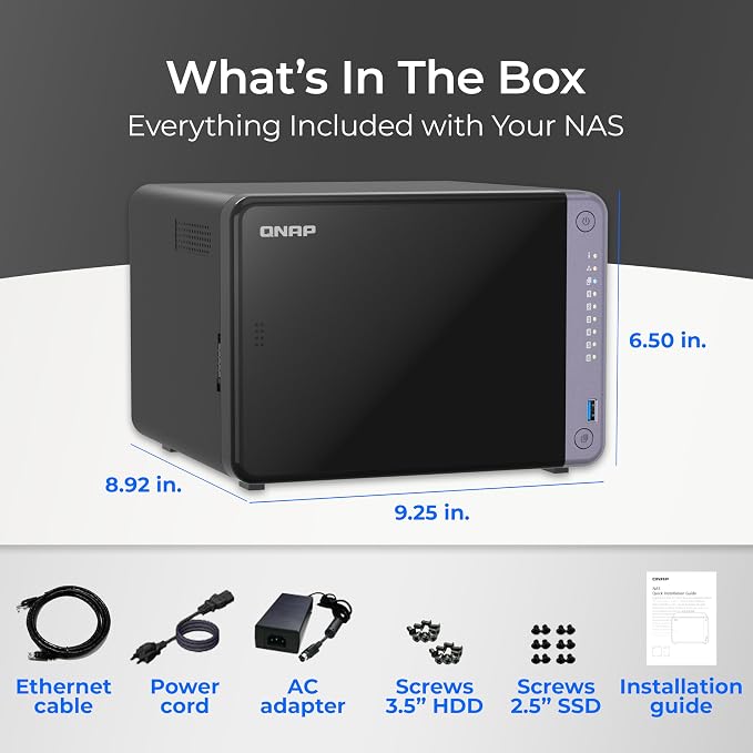 QNAP TS-632X-4G-US 6 Bay 10GbE Desktop NAS - Image 5