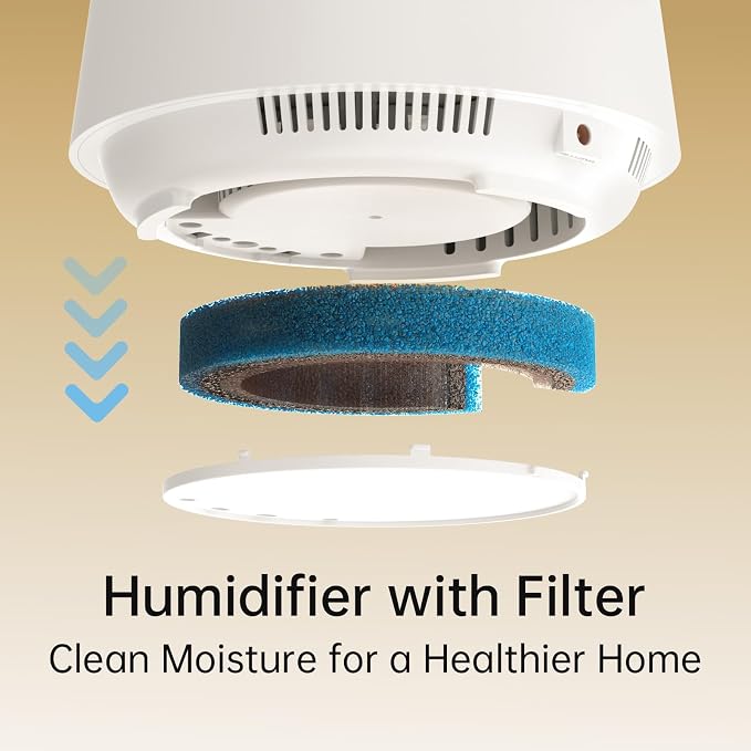 YOGIN Baby Humidifier for Bedroom Nursery – 2.5L Ultrasonic Cool Mist, Ultra-Quiet & Safe for Sleep, Auto Shut-Off, Adjustable Mist, Easy Clean, BPA-Free, for Baby and Kids Room - Image 7