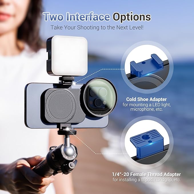 JJC 67mm ND Filter for iPhone, Magnetic Lens Filter Adapter - Image 5