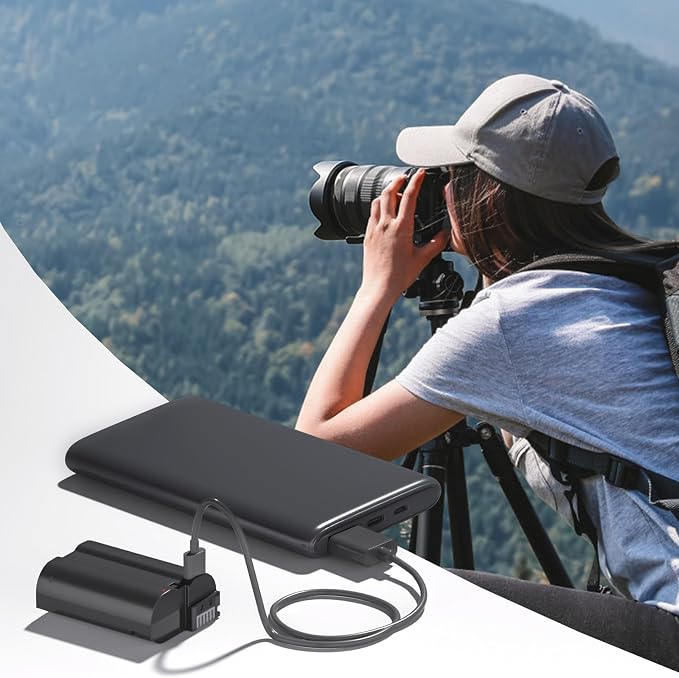 LP EN-EL15C Battery 2-Pack 2600mAh USB-C Fast Charging - Image 8