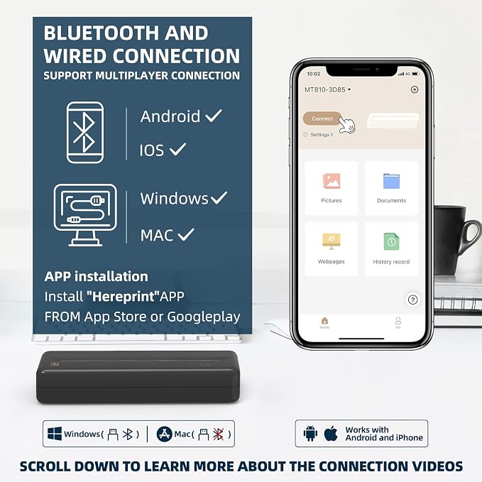 HPRT Wireless Portable Printer - Image 3