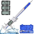 Digital Caliper Measuring Tool, IP54 Waterproof Stainless Steel Vernier Caliper by Louisware