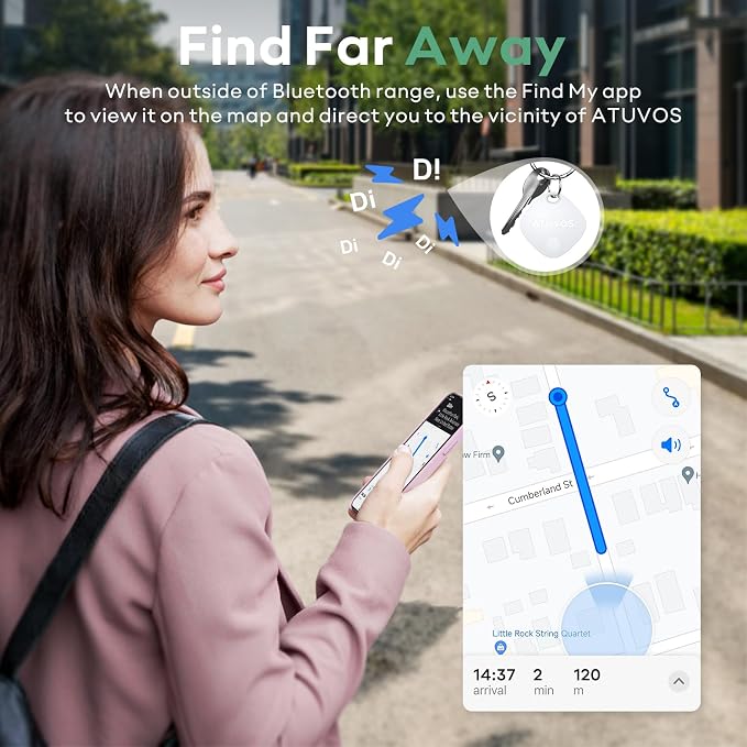 ATUVOS Air Tracker Tags-4 Pack, Keys Finder and Item Locator - Image 3