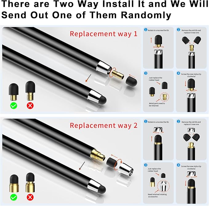 Stylus Pen for Touchscreen, 2-in-1 Stylus | High Sensitivity Precision Suitable - Image 5