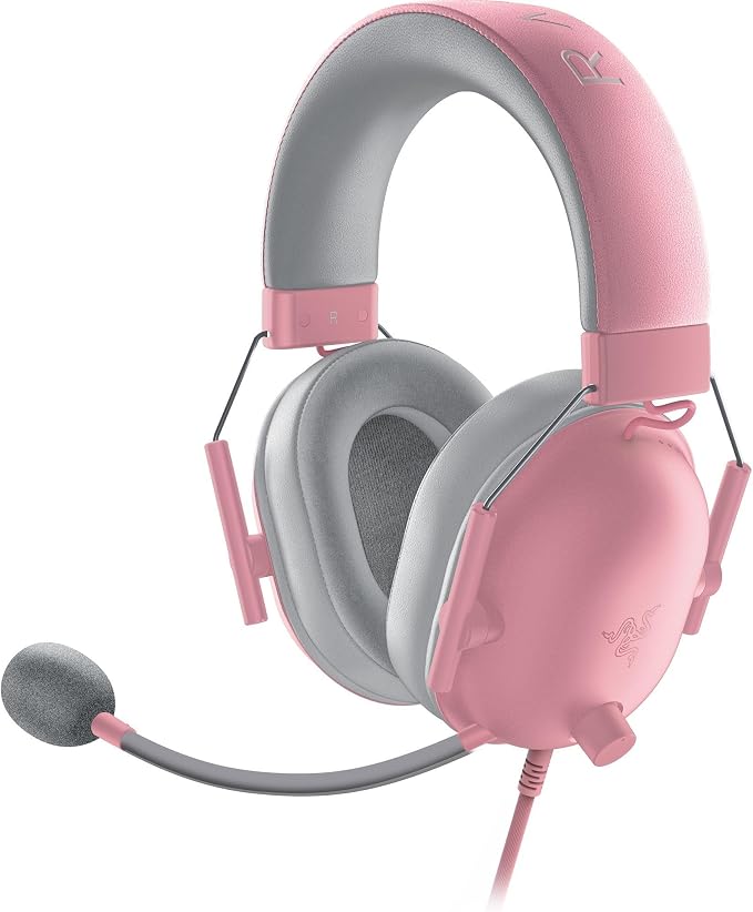 Razer BlackShark V2 X Wired Xbox Gaming Headset, Pink | 50mm Drivers, Cardioid Mic, Lightweight, Comfortable Noise Isolating Earcups, For Xbox Series X, Series S, PS5, PC, Switch - Image 8
