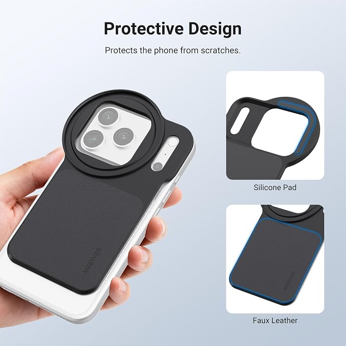 NEEWER 6.3" Magnetic Phone Lens Filter Mount Adapter Backplate Accessories & - Image 7