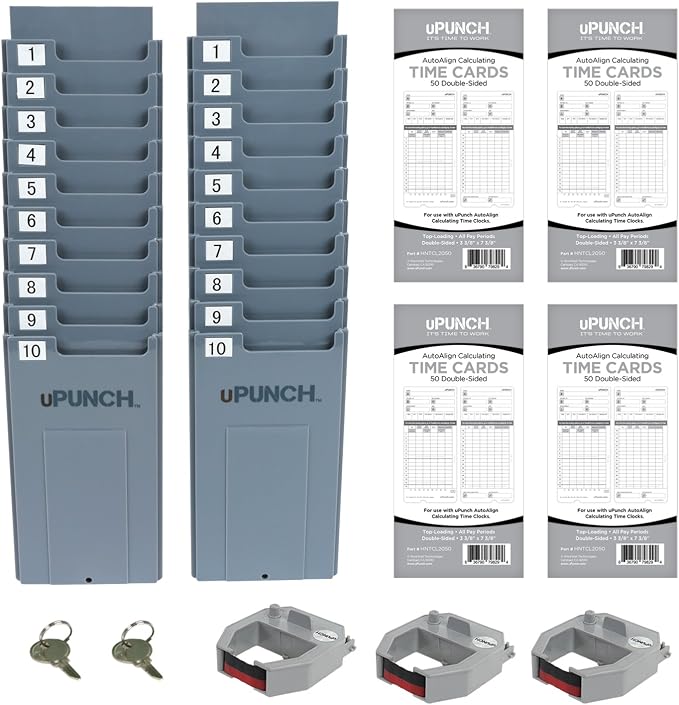 uPunch HN4500 Advanced Calculating Time Clock Bundle - Image 4