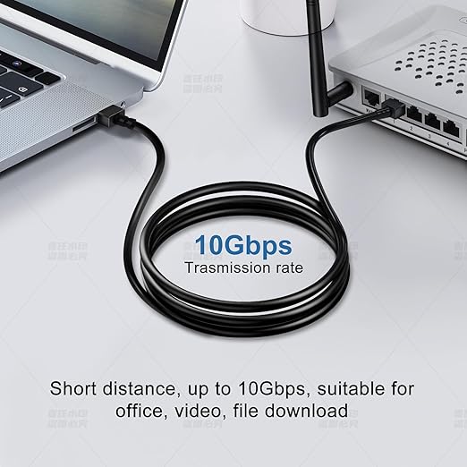 Ultra Thin Cat 6A Ethernet Cable 10 Feet 2Pack, Flexible & Slim Rj45 Cat6a LAN - Image 2