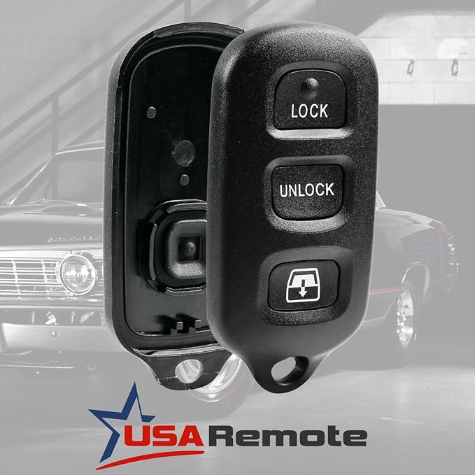 Key Fob Keyless Entry Remote Shell Case & Pad fits Toyota 1999-2009 4runner / - Image 2