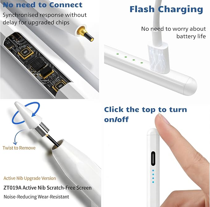 Stylus Pen for Samsung Galaxy Tab A11 / A11+, A9 / A9+, A7 Lite, Active - Image 5