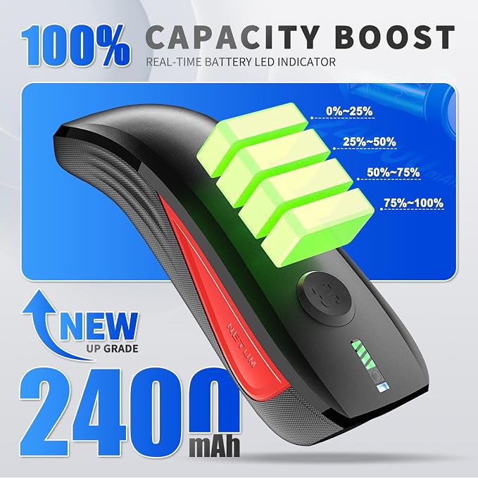 NETUM CS9501 Bluetooth QR Code Scanner– Upgraded Wireless Barcode Scanner - Image 4