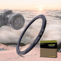 72mm Lens to 62mm Camera Lens Adapter, 72mm to 62mm Filter Step-Down Ring by AMOTOK