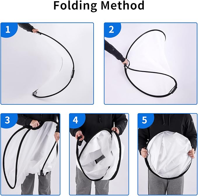 Selens 24inch Photography Reflector Stand Kit, 5-in-1 Collapsible Reflector Disc - Image 7