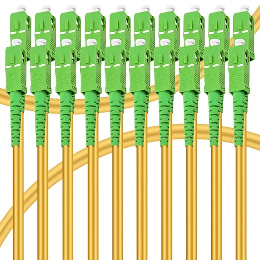 20Pack - 30m SC/APC to SC/APC Fiber Optic Internet Cable, Single Mode Patch by Bangun