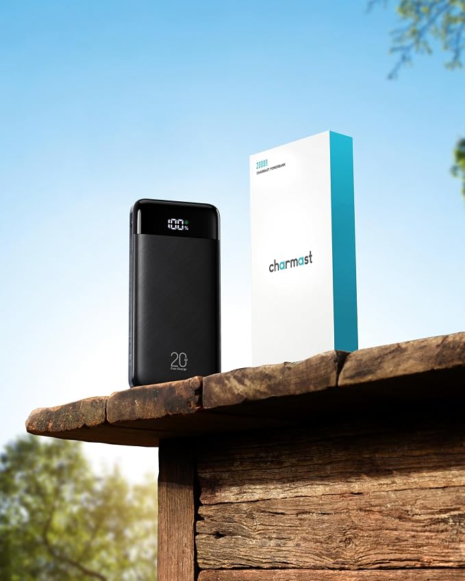 charmast 20000mAh Portable Charger with Built in Cables, 22.5W Travel Power Bank Fast Charging, USB C Cell Phone Battery Pack for iPhone 16/15/14/13/12/11 Series, iPad, Samsung, Android, Tablet - Image 9