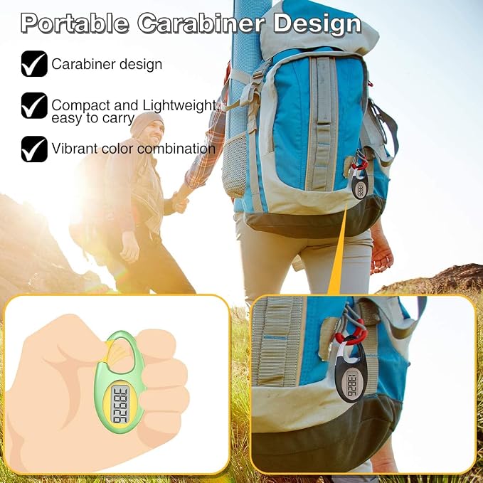 Simple 3D Step Counter, Walking Pedometer, Steps Tracker - Image 3