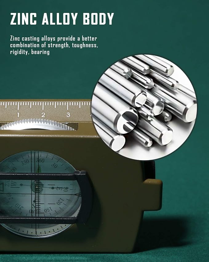 Eyeskey Multifunctional Tactical Survival Military Compass - Image 2