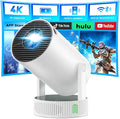 Mini Projector, Projector with Wifi and Bluetooth Built-in Battery 4K Portable Projector for Outdoor Bedroom, Smart Projectors 1080P Compatible with iphone/TV Stick/HDMI/Laptop by CAMWORLD