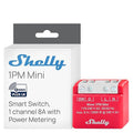 Shelly Wave 1PM Mini US LR, Z-Wave Long Range Smart Switch Relay by Shelly