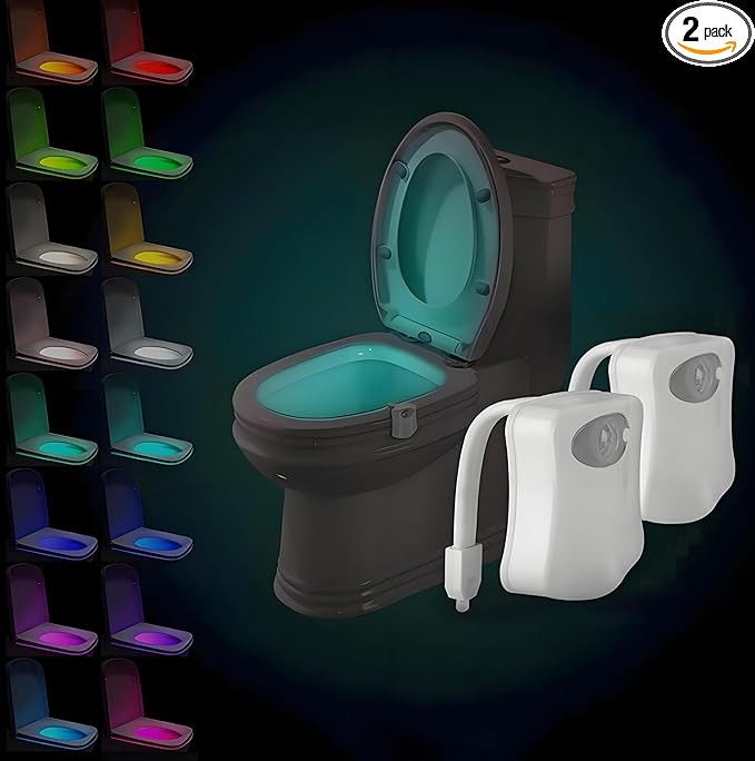 Toilet Night Light Motion Sensor by ZEZHOU