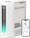 DREO 6L Humidifiers for Bedroom, Smart Warm & Cool Mist for Large Room, 60Hr Quiet Runtime for Baby, Plant, Humidity Sensor, Indicator Light, 12H Timer, Google/Alexa, Grey by DREO