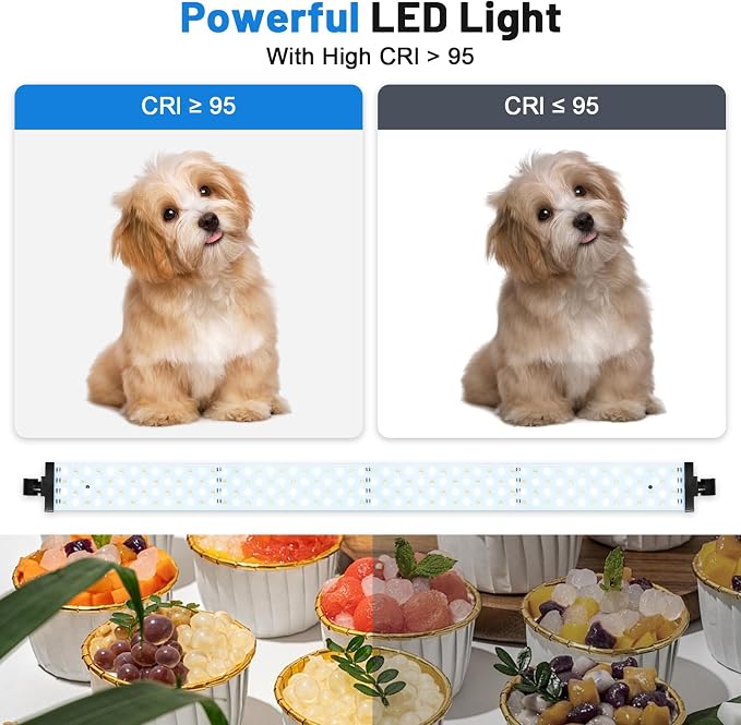 Photo Light Box 28x28 Inch for Photography, 3 Color 10-Level Adjustable Photo - Image 6