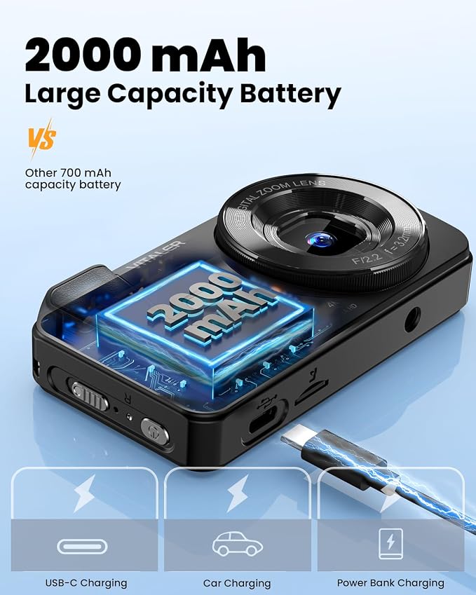 Digital Camera, Autofocus 48MP 4K Camera - Image 4