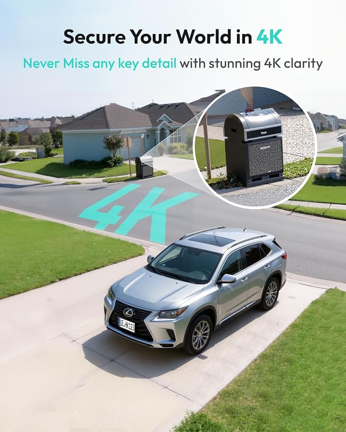 BOTSLAB 4K Security Cameras Wireless Outdoor, No Subscription, 4 Cam-Kit - Image 3