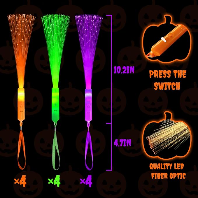 Halloween Glow Sticks Party Favors Supplies - Image 4