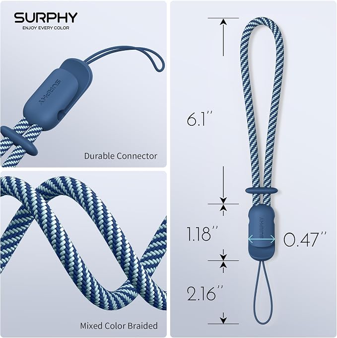SURPHY 2 Pack Phone Lanyard for Cellphone Case, Phone Wrist Strap for Case - Image 5