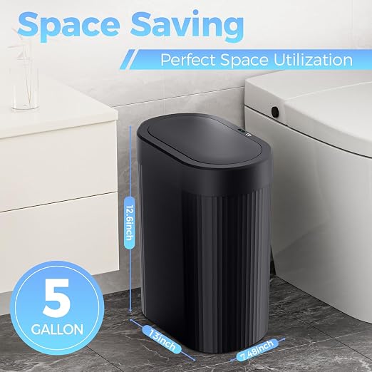 jinligogo 3 Pack 5 Gallon Bathroom Trash Can - Image 4