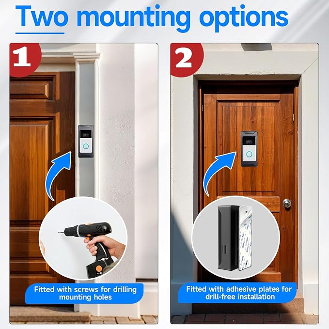 Anti-Theft Video Doorbell Mount Compatible - Image 5