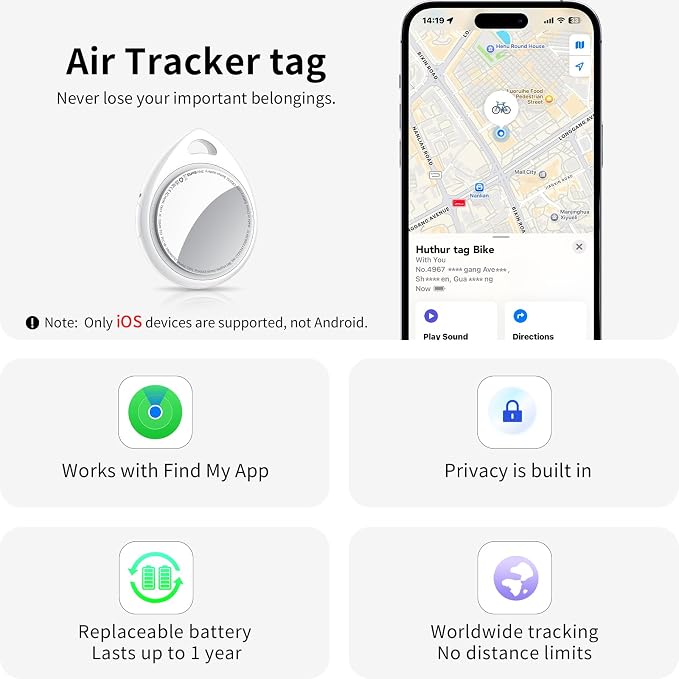 Tracker Tags-16 Pack, 5.3 Bluetooth Tracker Work - Image 4
