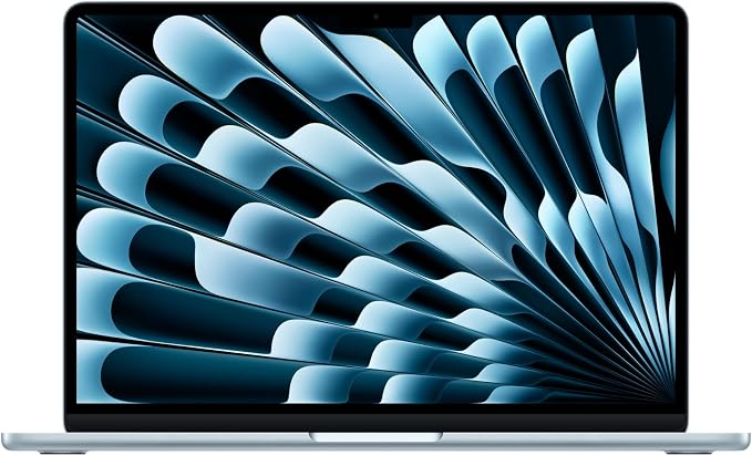 Apple 2026 MacBook Air 13-inch Laptop with M5 chip: Built for AI, 13.6-inch Liquid Retina Display, 16GB Unified Memory, 1TB SSD, 12MP Center Stage Camera, Touch ID, Wi-Fi 7; Sky Blue by Apple